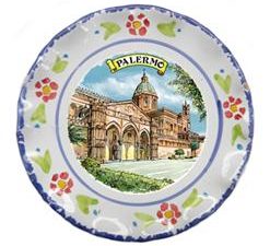 PIATTO PALERMO CATTEDRALE CM. 15 COD.73744-PC