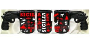 TAZZA REV. SICILIA RED H.9,5 COD.CD/MU038N-2