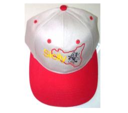 CAPPELLO BASEBALL SICILIA RICAMATO COL. ASS COD.