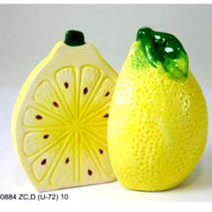 SET SALE E PEPE CERAMICA LIMONI COD.90884