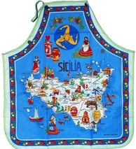 GREMBIULE SICILIA BLU COD. PURO-1BLU