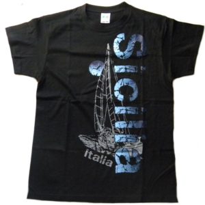 T-SHIRT SICILIA BARCA VARIE MISURE - COLORI ASS. Cod. T-SHIRT 12