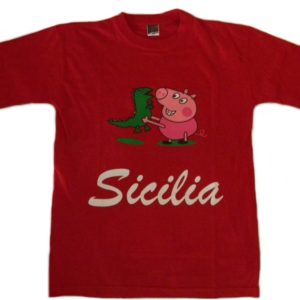 T-SHIRT PEPPA PIG SICILIA BAMBINO/A COL. ASS MIS. ASS. Cod. T-SHIRT F